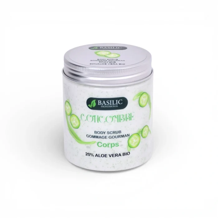 Body scrub gommage concombre